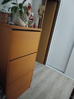 Botník 3-dvierkový, farba čerešňa - 2