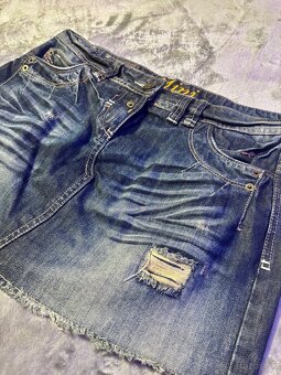 Vintage mini sukňa - 2