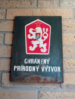 2 staré smaltované tabuľky - 2