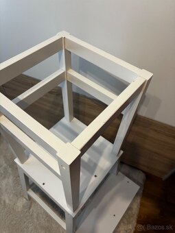 Detská učiaca veža Montessori – biela - 2