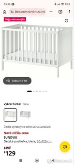 Detská postieľka Sundvik - 2
