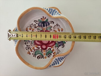 Modranská keramika popolník 14 cm - 2