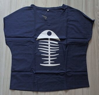 Tmavomodrá blúzka, v. 2XL/3XL - 2