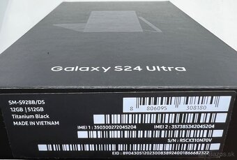 SAMSUNG GALAXY S24 ultra 12/512GB titanium black - 2