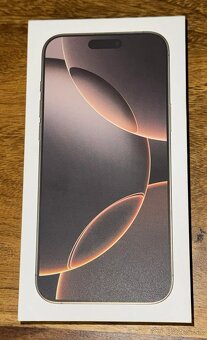 📱 Apple iPhone 16 Pro Max – 256 GB | Desert Titanium | NOVÝ - 2