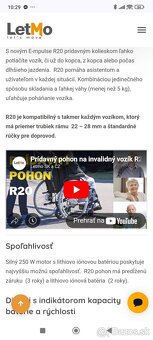 Prídavný pohon na invalidný vozik - 2