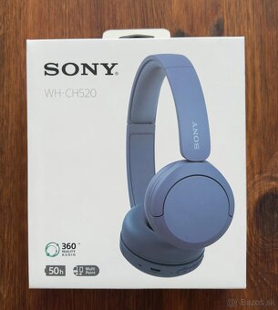 NOVÉ SONY BT WH-CH520 BLUE v záruke 24 mes./ 40% ZĽAVA - 2