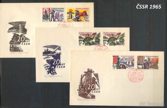 Poštové známky, filatelia: ČSSR, FDC obálky - 2