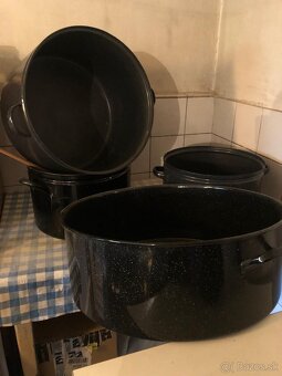 Smaltove veľké hrnce - 2