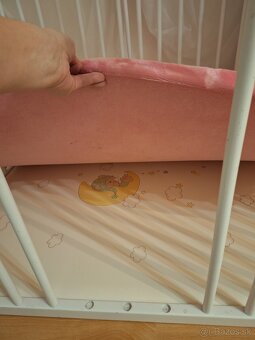 Polohovateľná detská ohrádka (postieľka) - 2