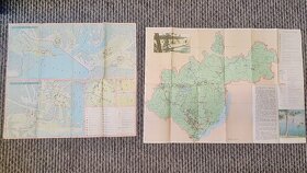 Staré mapy rôzne najmä socializmus - 15 ks - 2
