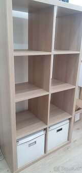 2 ks REZERVOVANÉ - Policový diel KALLAX - Ikea 3 ks - 2