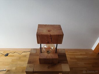 Drevená lampa - 2