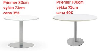 Okrúhly stôl priemer 80cm - 2