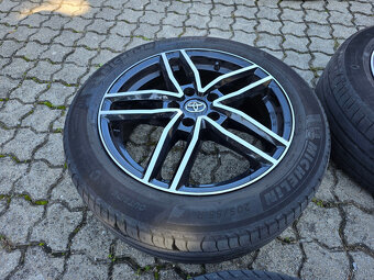 Hliníkové disky R17 + letné pneu Michelin - 2