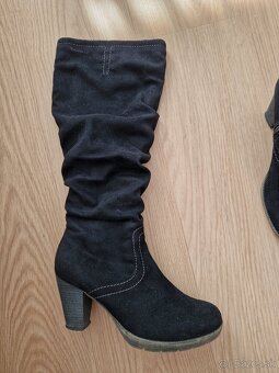 Dámske kožené čižmy Tamaris - 2