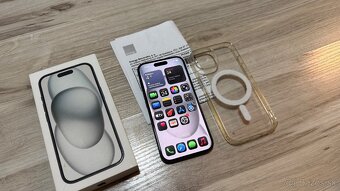 Vymenim iPhone 15 v zaruke stary iba rok a pol 128gb - 2