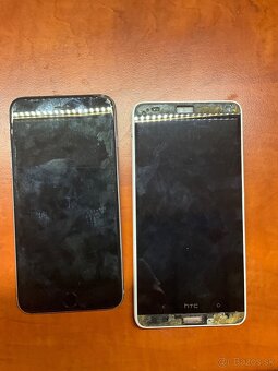 2× mobil – iPhone 6S + HTC – nefunkčné, na diely - 2