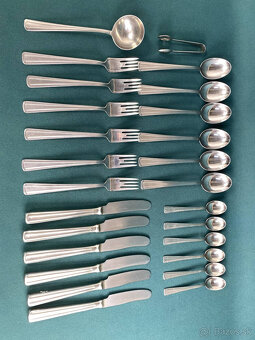 Art deco príbor Sandrik 6os. - 2