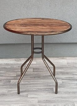 Stôl okrúhly – bistro. - 2