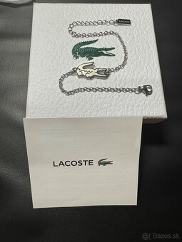 Strieborný náramok Lacoste - 2