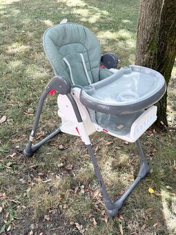 Jedálenská stolička Lorelli Oliver Grey PU Leather - 2