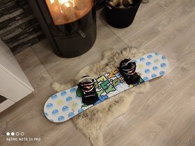 Snowboard 125 cm s viazaním - 2