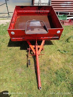 Vlečka za malotraktor - 2
