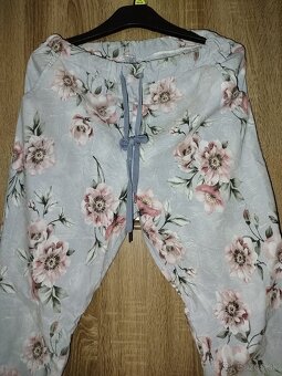 Elastické džínsy s potlačou- nenosené - 2