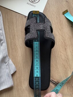 Hermes šľapky 37-23,5cm - 2