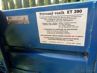 Malotraktor agzat s vleckou - 2