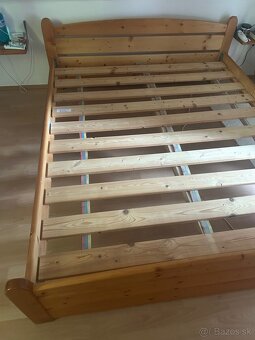 Manzelska postel z masivu 160x200 - 2