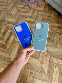 Apple silikónový kryt na iPhone 15 pro max, sklo zadarmo - 2