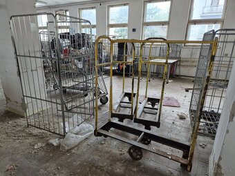 Vozíky na textil a zásielky Rollkontajner - 2