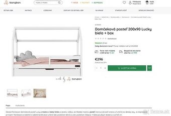 Posteľ nová domčeková 200x90 - 2