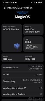 Predám honor 200 lite - 2