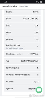 Bridgestone 225/60 R17 - 2