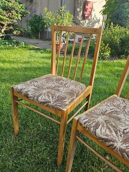 4 ks retro stoliciek - 2