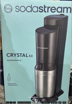 SodaStream Crystal 3.0 + sklenená flaša 0.615 L + bombička - 2
