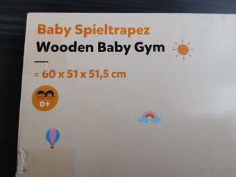 Detská drevená hrazdička - 2