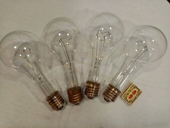 žiarovka 230 V, 300 W, 500 W,  závit E 40 - retro - 2