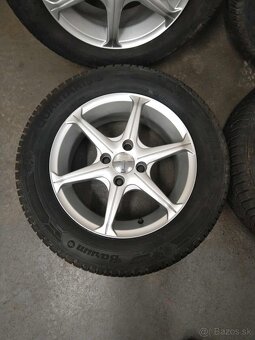 Alu R 14" KIA, Hyundai + celoročné pneu. - 2