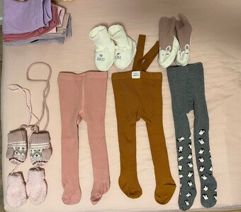 Tepláky, legíny, čiapky 68-74 - 2