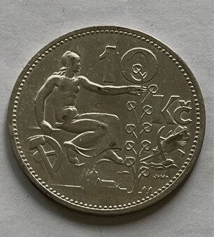 Československá Republika - 10 Kčs 1932 Ag - 2