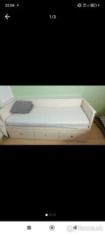 Hemnes rozkladacia posteľ s matracmi - 2