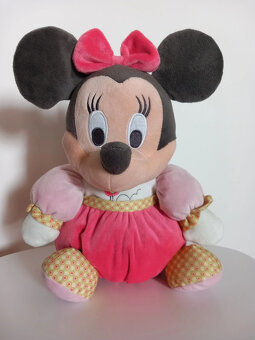 Plyšová sediaca myška Minnie, nehraná - výška 32 cm - 2