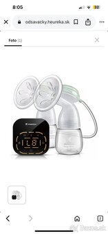 Elektrická odsávačka mlieka TrueLife Nutrio BP Electric Doub - 2