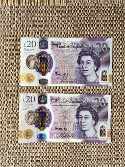 Bankovky ENGLAND (čísla) - 2