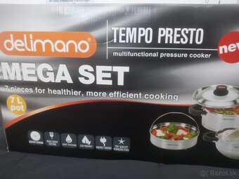 Predám tlakový hrniec DELIMANO TEMPO PRESTO - sada - 2