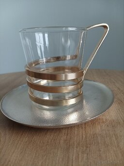 Krásna súprava na čaj/kávu/grog - ČSSR - 2